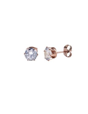 Broqueles Luckyly con acabado brillante zirconia