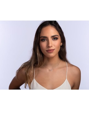 Collar Luckyly de oro rosa