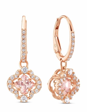 Aretes Swarovski con acabado brillante