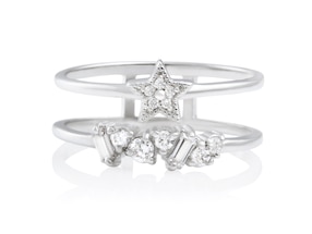 Anillo de estrella Olivia Burton pavé