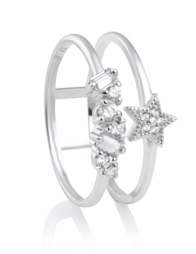Anillo de estrella Olivia Burton pavé