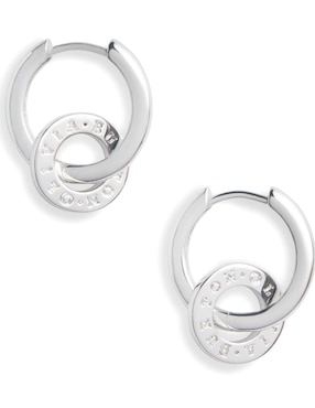 Aretes Olivia Burton de plata P 925 con acabado brillante cristal