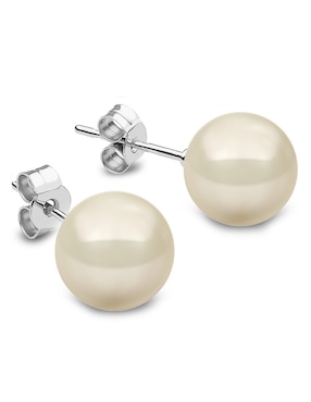 Set de aretes y collar Zvezda perla