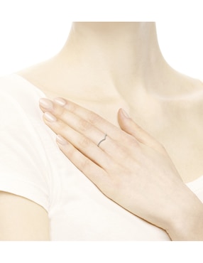 Anillo Pandora P 925 de plata pavé