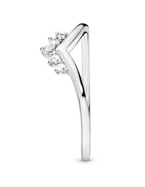 Anillo Pandora P 925 de plata diamante pavé