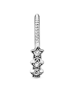 Anillo de estrella Pandora P 925 de plata diamante pavé