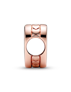 Charm de corazón Pandora de plata