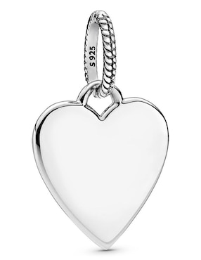 Collar de corazón Pandora de plata P 925