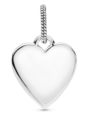 Collar de corazón Pandora de plata P 925
