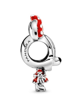 Charm Pandora minnie mouse de plata
