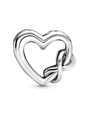 Charm de corazón Pandora de plata P 925