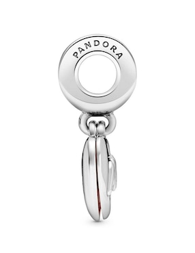 Charm de corazón Pandora de plata P 925 zirconia cúbica