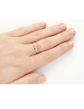 Anillo de estrella Olivia Burton pavé