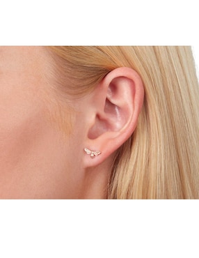 Aretes Olivia Burton de plata con acabado brillante