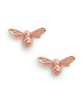 Aretes Olivia Burton de plata con acabado brillante