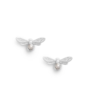 Aretes Olivia Burton de plata con acabado brillante