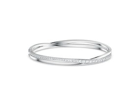 Brazalete Swarovski de cristal con acabado pavé