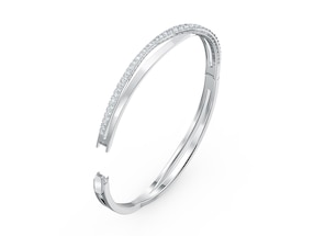 Brazalete Swarovski de cristal con acabado pavé