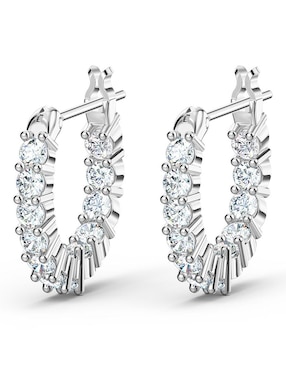Aretes Swarovski con acabado brillante