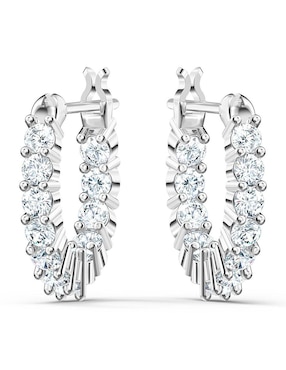 Aretes Swarovski con acabado brillante
