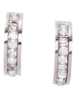 Aretes Luckyly con acabado brillante zirconia