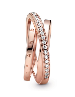 Anillo Pandora P 925 de plata diamante pavé