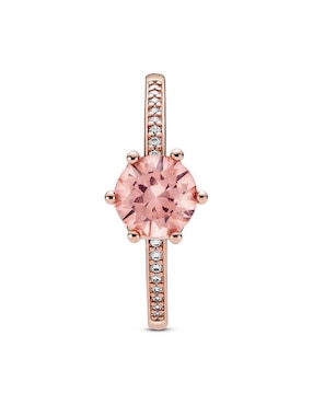 Anillo Pandora P 925 de plata amatista pavé