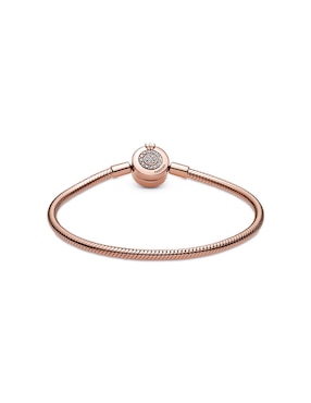 Brazalete Pandora de plata con acabado brillante