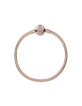 Brazalete Pandora de plata con acabado brillante