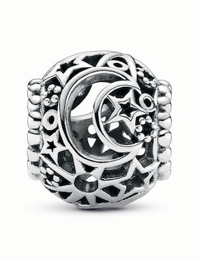 Charm redondo Pandora de plata P 925