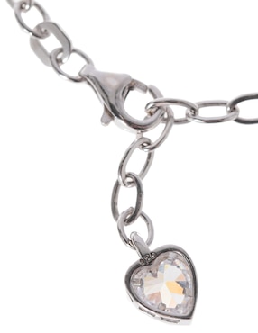 Pulsera Amor de plata con acabado pulido