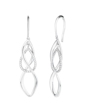 Aretes De Plata P925 Amor Zirconia