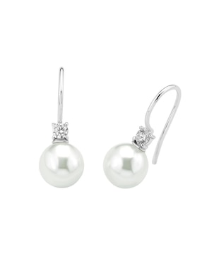 Aretes De Plata P925 Amor Zirconia