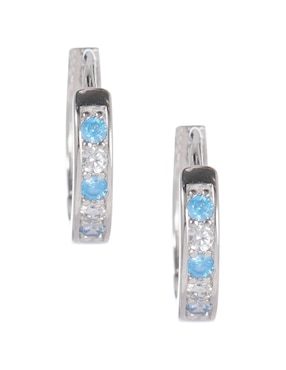 Aretes Amor De Plata P925 Zirconia