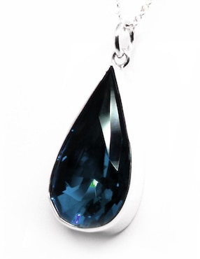 Collar Zvezda Gota de plata P 925