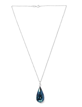 Collar Zvezda Gota de plata P 925