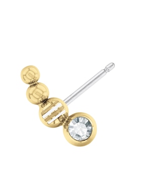 Aretes Tommy Hilfiger con acabado pavé cristal