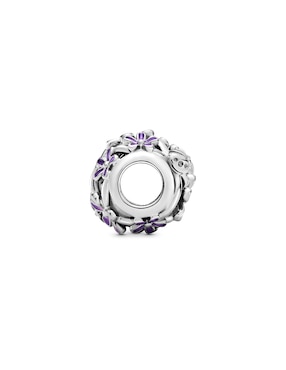 Charm de flor Pandora de plata P 925