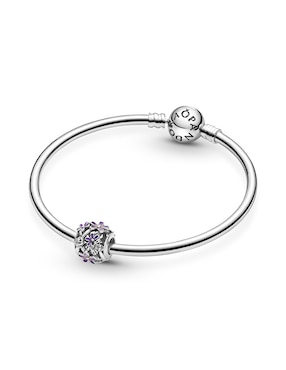 Charm de flor Pandora de plata P 925