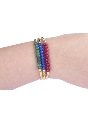 Set pulsera Oro Angelus con acabado brillante