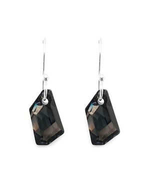 Set aretes y collar Zvezda de plata P 925 cristal