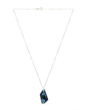 Set aretes y collar Zvezda de plata P 925 cristal