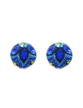 Set aretes y collar Zvezda de plata P 925 cristal