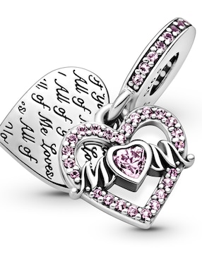 Charm de corazón Pandora passions de plata P 925