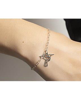 Pulsera Anamora Por Tanya Moss de plata con acabado pulido
