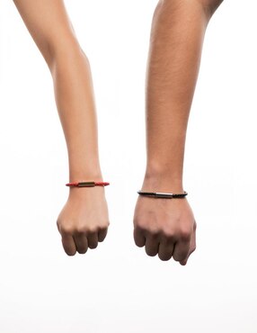 Set pulsera Luckyly con acabado liso