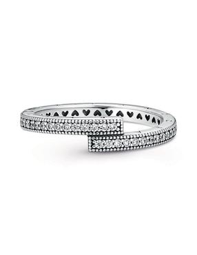Anillo Pandora P 925 de plata diamante pavé
