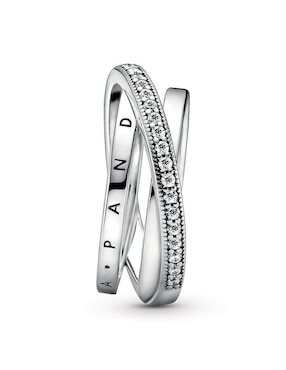 Anillo Pandora P 925 de plata diamante pavé