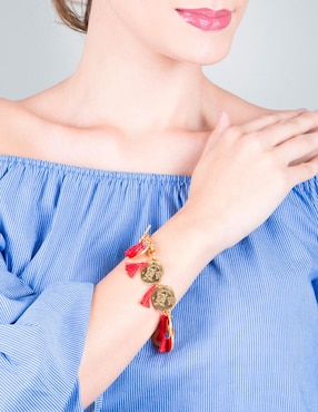 Pulsera Daniel Espinosa Jewelry con acabado baño de oro