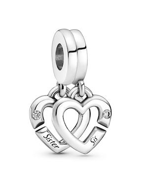 Charm de corazón Pandora moments de plata P 925 zirconia cúbica